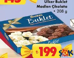 ÜLKER BUKLET KUTU MADLEN ÇİKOLATA 208 G - BAYRAM ŞEKERİ/ÇİKOLATASI